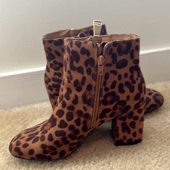 Leopard Booties - worn 1x - Picture 2 of 3